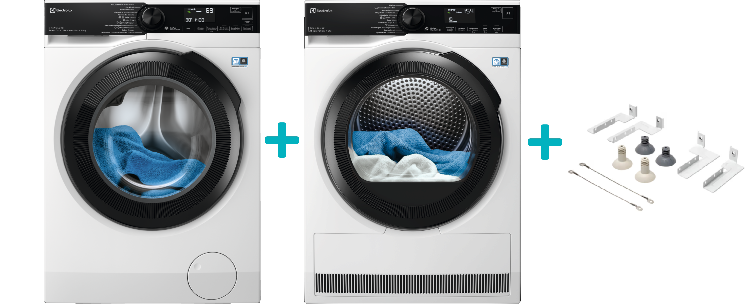 SET-Angebot: Electrolux Waschturm: WAGL2E500 + TWGL5E501 + BLBR02