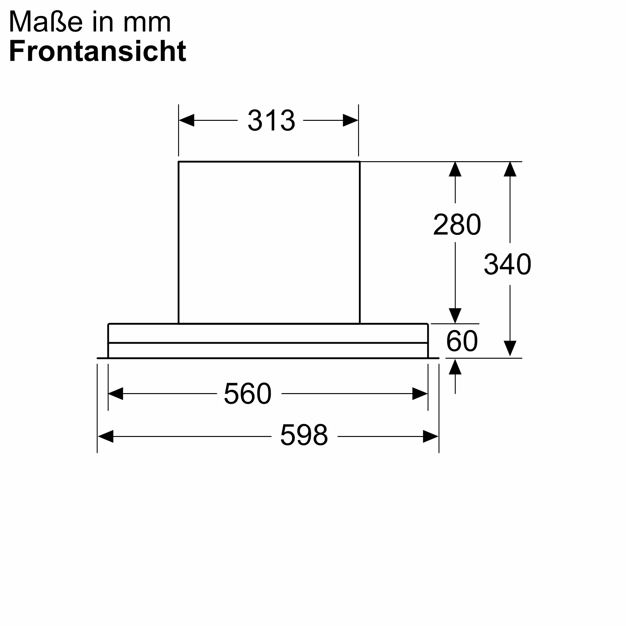 OUTLET: Siemens Dunstabzug LJ65BCC60C