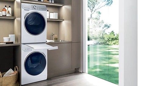 Samsung Verbindungsset SKK-DD Wasch-/Trockensäule mit Auszug WM130, WM20, WM30, WM40