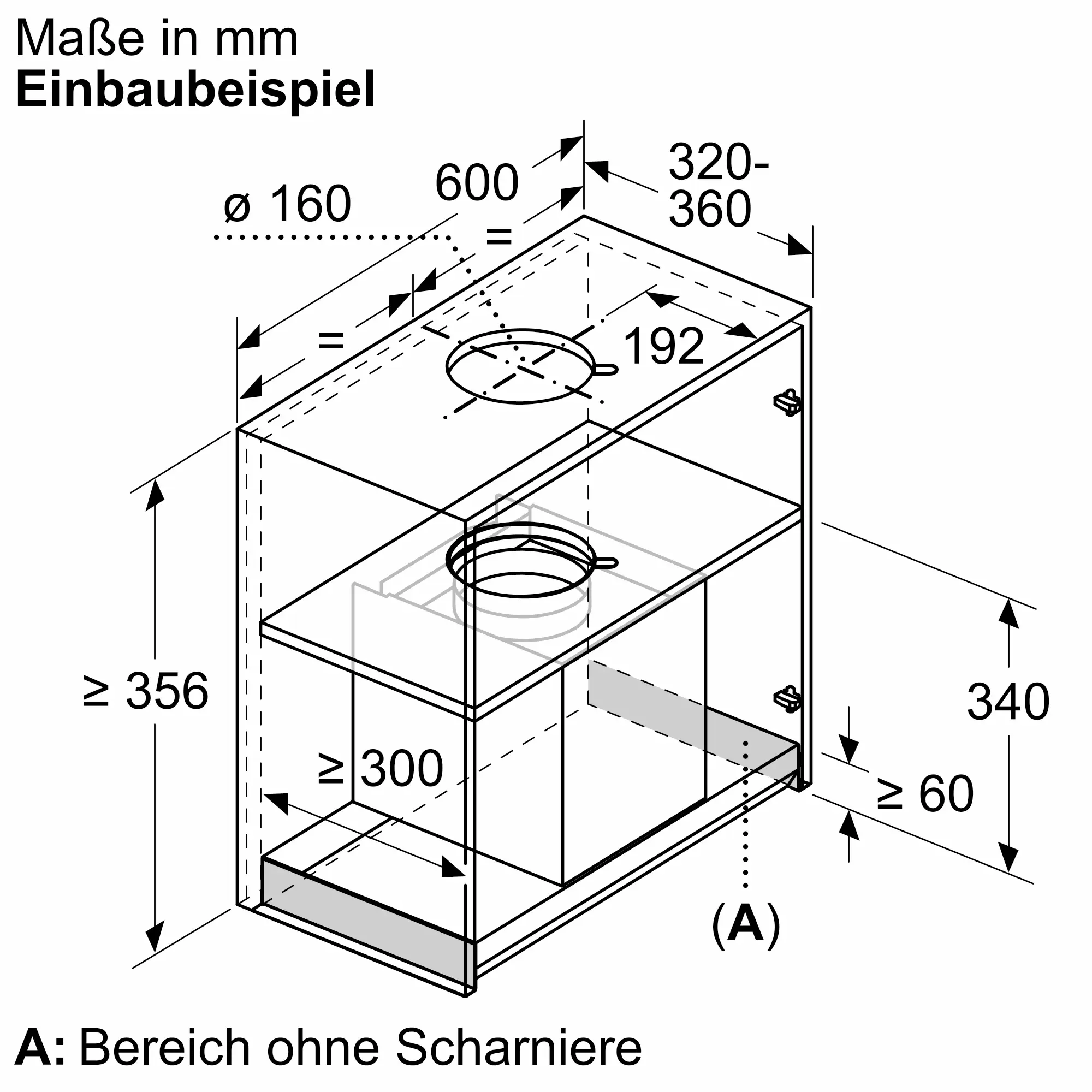 OUTLET: Siemens Dunstabzug LJ65BCC60C