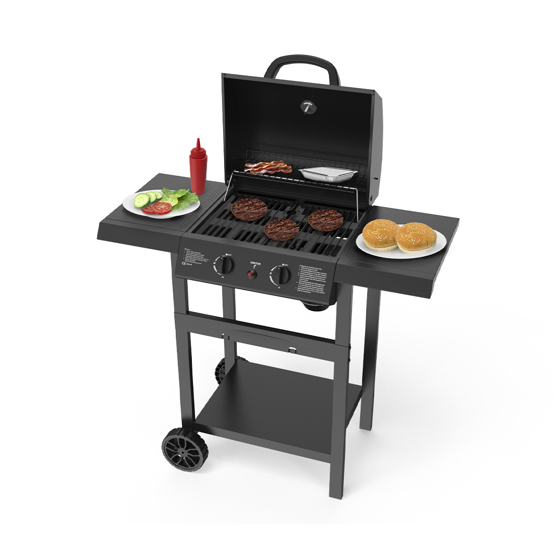 Mr. Grill Gasgrill EasyFire 2 Brenner