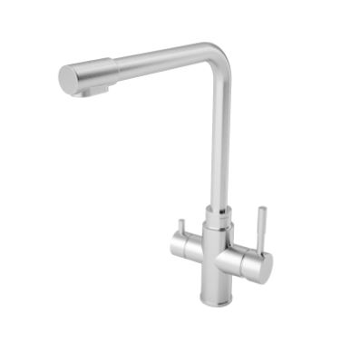 AcquaPhi 3-Wege-Vierkantmischer aus Edelstahl 304 