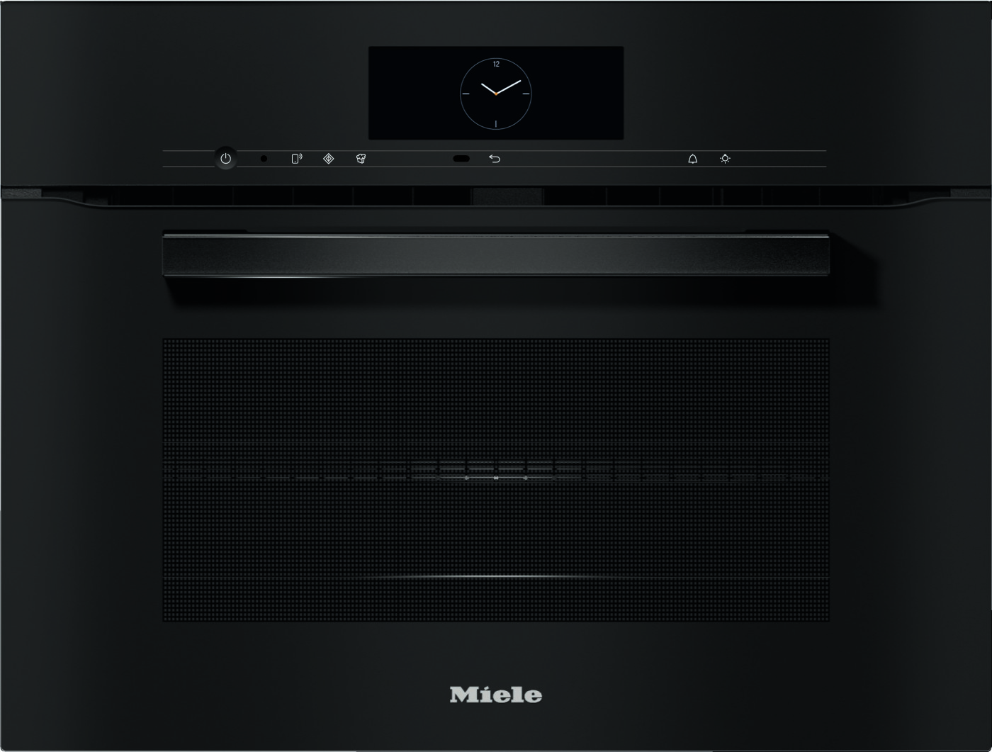 Miele H7840-60BM SW Kompaktbackofen mit Mikrowelle